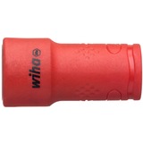 Wiha Juego de llaves de carraca aisladas, 1/4", Llave de tubo rojo/Amarillo