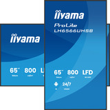 iiyama LH6566UHSB-B1AG, Pantalla de gran formato negro (mate)