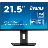 iiyama ProLite XUB2292HSU-B6 pantalla para PC 54,6 cm (21.5") 1920 x 1080 Pixeles Full HD LED Negro, Monitor LED negro (mate), 54,6 cm (21.5"), 1920 x 1080 Pixeles, Full HD, LED, 0,4 ms, Negro