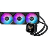 ASUS TUF Gaming LC III 360 ARGB LCD Procesador Sistema de refrigeración líquida todo en uno 12 cm Negro 1 pieza(s), Refrigeración por agua negro, Sistema de refrigeración líquida todo en uno, 12 cm, Negro