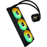 ASUS TUF Gaming LC III 360 ARGB LCD Procesador Sistema de refrigeración líquida todo en uno 12 cm Negro 1 pieza(s), Refrigeración por agua negro, Sistema de refrigeración líquida todo en uno, 12 cm, Negro