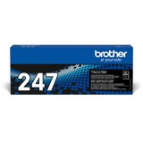 Brother TN-247BK cartucho de tóner 1 pieza(s) Original Negro 3000 páginas, Negro, 1 pieza(s)