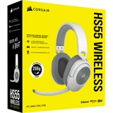 Corsair HS55 Wireless, Auriculares para gaming blanco