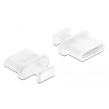 DeLOCK 64094 tapón antipolvo para puerto 10 pieza(s) USB Tipo C, Tapa protectora blanco, USB Tipo C, Blanco, 9,8 mm, 10,5 mm, 4 mm, 10 pieza(s)