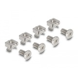 DeLOCK Panel de parcheo LWL HD (Alta Densidad) de 19" 1U, Patch Panel negro