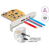 DeLOCK Tarjeta PCIe x4 a 1x USB-C ext. 10 Gbit/s B. + 1x USB-C ext. DP Alt Mode, Controlador USB 