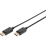 Digitus Cable de conexión DisplayPort, Full HD 1080p negro