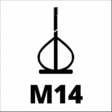 EINHELL Mezclador de mortero para pintura TE-MX 1600-2 CE, Agitador rojo/Negro