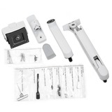 Ergotron Brazo para monitor HX con articulación VHD, soporte de pared blanco