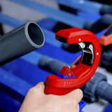 KNIPEX 90 23 02 BK, Corta tubos rojo/Azul