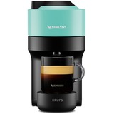 Krups Vertuo Pop XN9204 Totalmente automática Macchina per caffè a capsule 0,56 L, Cafetera de cápsulas negro/Casa de la moneda, Macchina per caffè a capsule, 0,56 L, Cápsula de café, 1500 W, Negro, Color menta