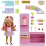 MGA Entertainment Rainbow High Little Dessert Shop with Kandy Playset, Muñecos Rainbow High Little Dessert Shop with Kandy Playset, Muñeca fashion, Femenino, 4 año(s), 140 mm, Multicolor