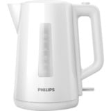 Philips 3000 series Hervidora de plástico serie 3000 HD9318/00, Hervidor de agua blanco, 1,7 L, 2020 W, Plástico, Indicador de nivel de agua, Sin cables, Filtrado