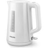 Philips 3000 series Hervidora de plástico serie 3000 HD9318/00, Hervidor de agua blanco, 1,7 L, 2020 W, Plástico, Indicador de nivel de agua, Sin cables, Filtrado