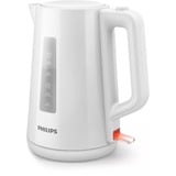 Philips 3000 series Hervidora de plástico serie 3000 HD9318/00, Hervidor de agua blanco, 1,7 L, 2020 W, Plástico, Indicador de nivel de agua, Sin cables, Filtrado