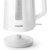 Philips 3000 series Hervidora de plástico serie 3000 HD9318/00, Hervidor de agua blanco, 1,7 L, 2020 W, Plástico, Indicador de nivel de agua, Sin cables, Filtrado