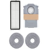 Roborock Qrevo Edge 5V1 Sin bolsa Negro, Robot aspirador negro, Sin bolsa, Negro, Alrededor, 60,4 dB, 0,325 L, 2,7 L