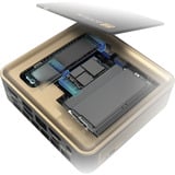 SAPPHIRE EDGE AI 350, Barebone negro/Dorado