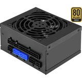 SilverStone SX650-G unidad de fuente de alimentación 650 W 20+4 pin ATX SFX Negro, Fuente de alimentación de PC negro, 650 W, 90 - 264 V, 47 - 63 Hz, Activo, 110 W, 650 W