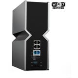 TP-Link Archer BE800 router inalámbrico Multi-Gigabit Ethernet Tribanda (2.4 GHz / 5 GHz / 6 GHz) Negro, Acero inoxidable, Enrutador de malla Wi-Fi 7 (802.11be), Tribanda (2.4 GHz / 5 GHz / 6 GHz), Ethernet, Negro, Acero inoxidable, Router de sobremesa