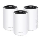 TP-Link Deco XE75 Tribanda (2.4 GHz / 5 GHz / 6 GHz) Wi-Fi 6E (802.11ax) Blanco 3 Interno, Enrutador de malla blanco, Blanco, Interno, 670 m², Tribanda (2.4 GHz / 5 GHz / 6 GHz), Wi-Fi 6E (802.11ax), 802.11a, 802.11b, 802.11g, Wi-Fi 4 (802.11n), Wi-Fi 5 (802.11ac), Wi-Fi 6 (802.11ax), Wi-Fi 6E...