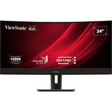 ViewSonic VG3456C, Monitor LED negro (mate)