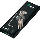 Wera 3950/9 Hex-Plus Stainless 1 SB juego de llaves Allen, 9 piezas, Destornillador acero fino