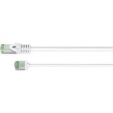 goobay Cable de parche ultraflexible Cat.8.1 slim, U/FTP blanco