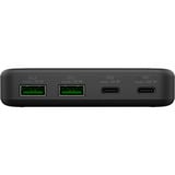 goobay Cargador de mesa multipuerto USB-C, PD, GaN, 100 vatios negro