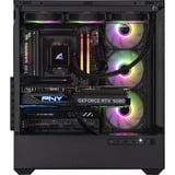 ALTERNATE Custom PC Series • Red Thunder Elements, Gaming-PC negro/Transparente