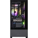 ALTERNATE Custom PC Series • Red Thunder Elements, Gaming-PC negro/Transparente