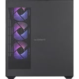 ALTERNATE Custom PC Series • Red Thunder Elements, Gaming-PC negro/Transparente