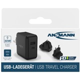 Ansmann Cargador USB Travel Charger TC230PD negro
