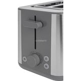 Braun HT 1510 GY 6 2 rebanada(s) 900 W Gris, Acero inoxidable, Tostadora acero fino/Gris, 2 rebanada(s), Gris, Acero inoxidable, Plástico, Acero inoxidable, Botones, Nivel, Giratorio, 900 W, 185 mm