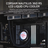 Corsair NAUTILUS 360 LCD Reacondicionado, Refrigeración por agua negro