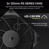 Corsair NAUTILUS 360 LCD Reacondicionado, Refrigeración por agua negro