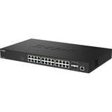 D-Link DMS-1250-28P/E switch Gestionado L2 2.5G Ethernet (100/1000/2500) Energía sobre Ethernet (PoE) Negro, Interruptor/Conmutador negro, Gestionado, L2, 2.5G Ethernet (100/1000/2500), Energía sobre Ethernet (PoE), Montaje en rack
