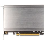 DeLOCK Tarjeta PCI Express x16 a 4x NVMe M.2 Key interna, Tarjeta de interfaz 