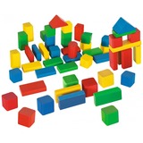 Eichhorn Bloques de madera de colores 50, Juegos de construcción 