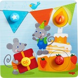 HABA Birthday Mice Puzle de fotograma 4 pieza(s) Arte, Puzzle 4 pieza(s), Arte, 1 año(s)
