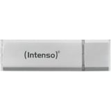 Intenso Alu Line unidad flash USB 8 GB USB tipo A 2.0 Plata, Lápiz USB plateado, 8 GB, USB tipo A, 2.0, 28 MB/s, Tapa, Plata