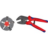 KNIPEX 97 33 01, Crimpadora rojo/Azul