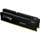 Kingston FURY FURY Beast módulo de memoria 64 GB 2 x 32 GB DDR5 5200 MHz, Memoria RAM negro, 64 GB, 2 x 32 GB, DDR5, 5200 MHz, 288-pin DIMM