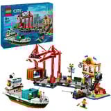 LEGO Puerto Marítimo con Buque de Mercancías, Juegos de construcción Juego de construcción, 8 año(s), Plástico, 1226 pieza(s), 2,29 kg