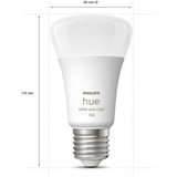Philips Hue 8719514291317A Iluminación inteligente, Lámpara LED Philips Hue White and Color ambiance 8719514291317A, Bombilla inteligente, Bluetooth/Zigbee, Blanco, LED, E27, A60