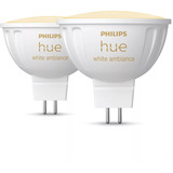 Philips Hue White Ambiance MR16 Smarter Spot doble pack 400 lm, Lámpara LED 