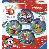 Ravensburger 3D Bola de rompecabezas Disney Set de bolas de Navidad, Puzzle 