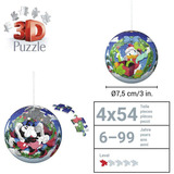 Ravensburger 3D Bola de rompecabezas Disney Set de bolas de Navidad, Puzzle 