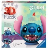 Ravensburger Pelota de rompecabezas 3D Stitch con orejas, Puzzle 