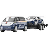 SIKU SUPER VW ID. Buzz con Porsche 911 GT3 RS, Automóvil de construcción 